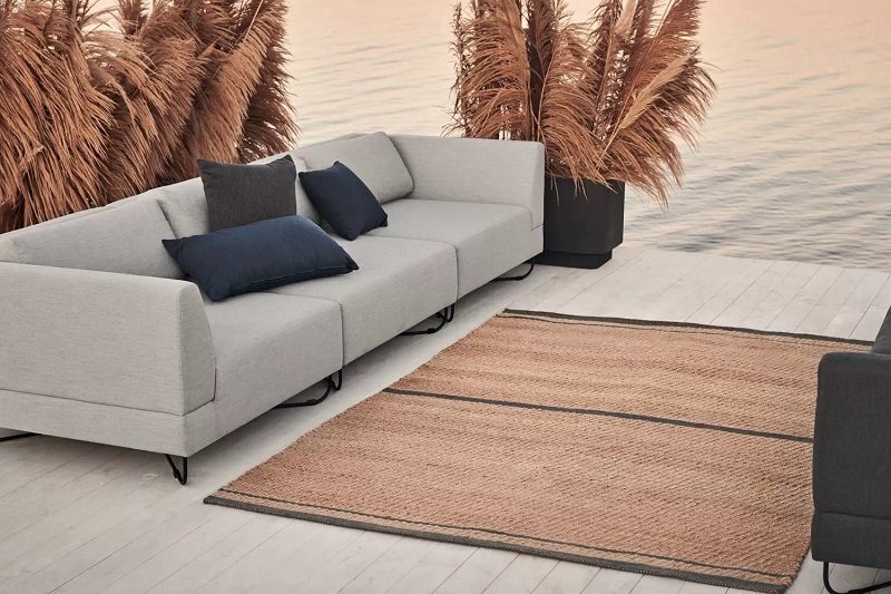 Bolia Orlando Outdoor 3 Module Mit Open End - Rechts Vorderansicht