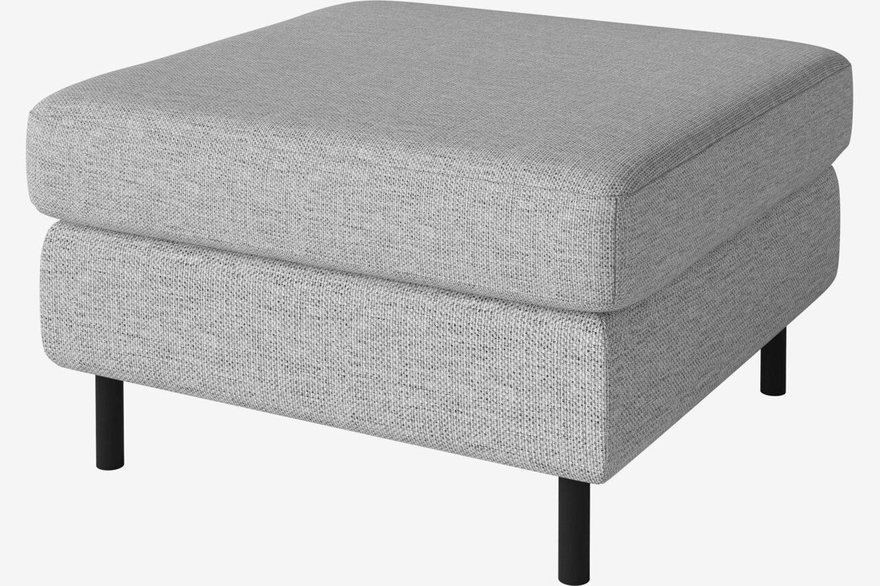 Bolia Scandinavia Hocker 70 - London-Flachgewebe-Hellgrau