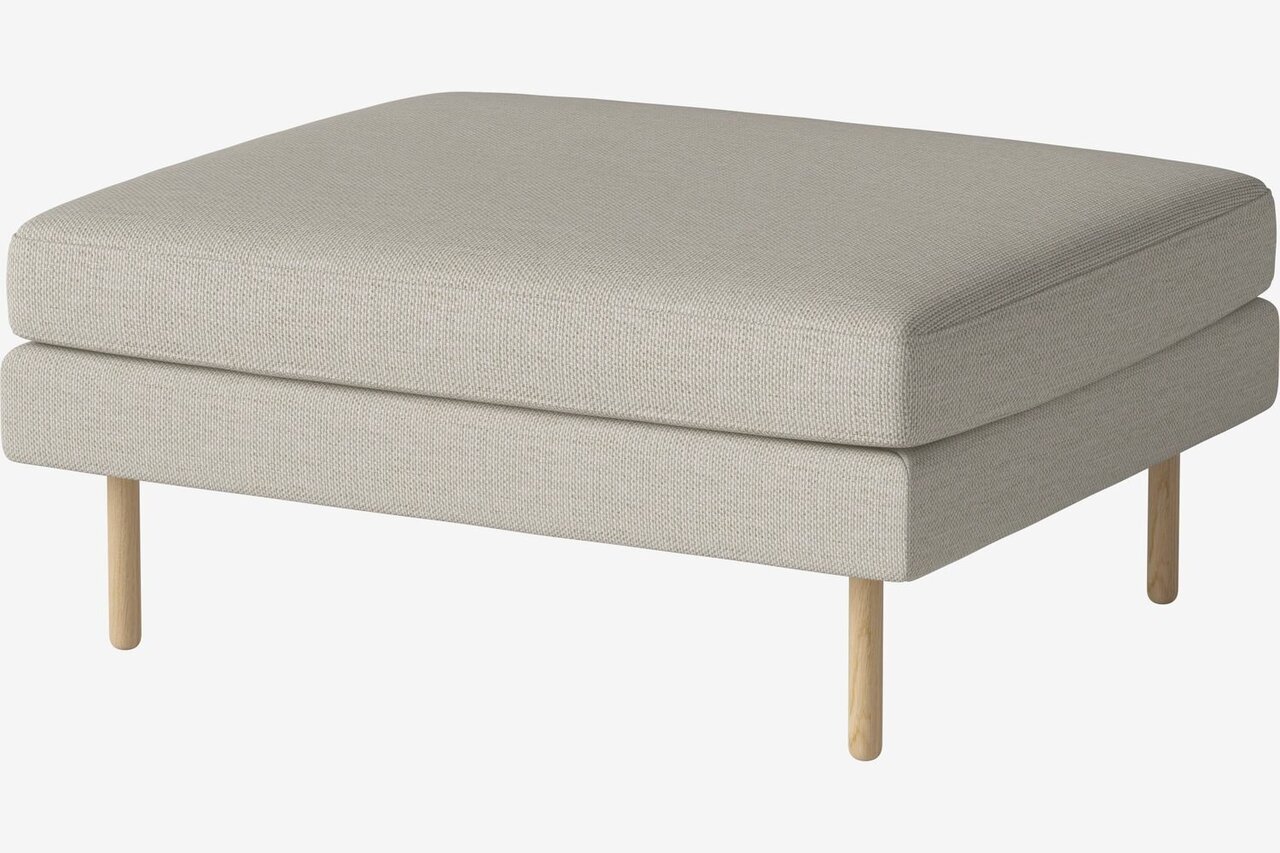 Bolia Scandinavia Remix Hocker 90 cm - London-Flachgewebe-Elfenbein