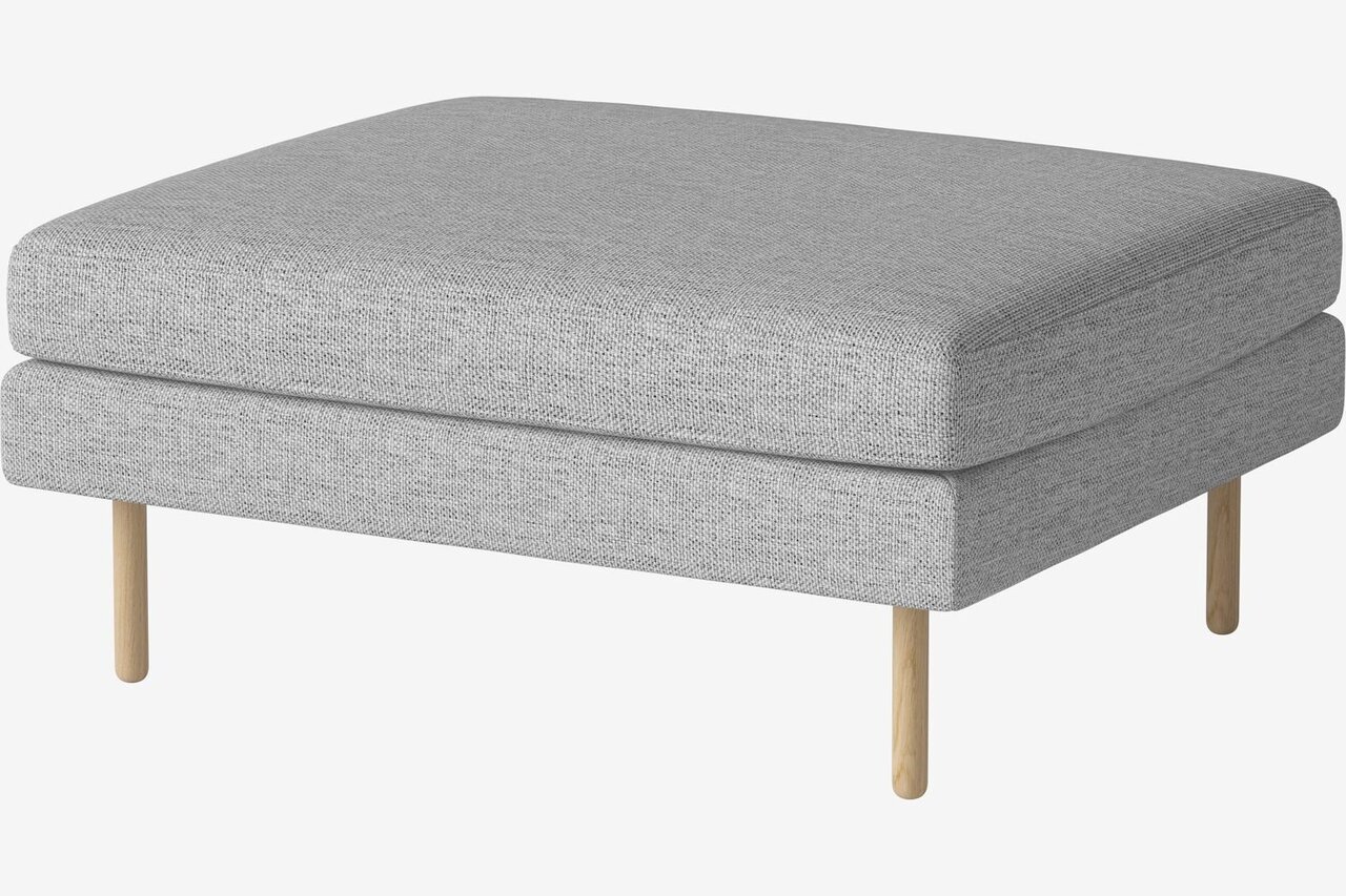 Bolia Scandinavia Remix Hocker 90 cm - London-Flachgewebe-Hellgrau