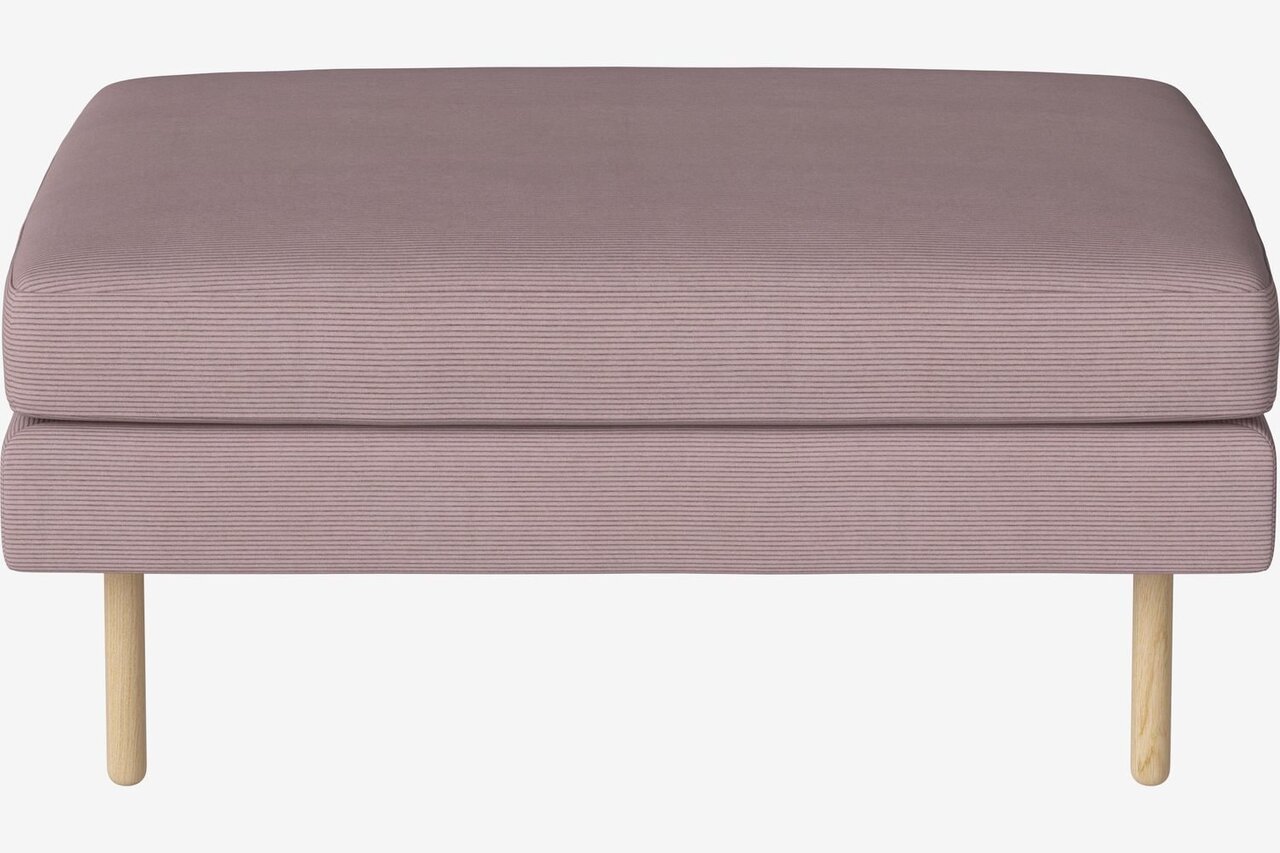 Bolia Scandinavia Remix Hocker 90 cm - 17cm-weiß-pigmentierte-geölte-Eiche