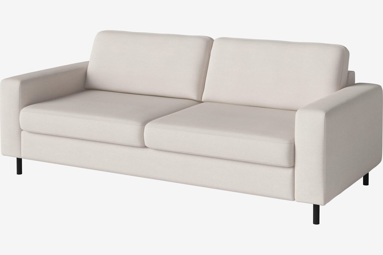 Bolia Scandinavia 2½ Sitzer Sofa - Linea – Samt, Beige