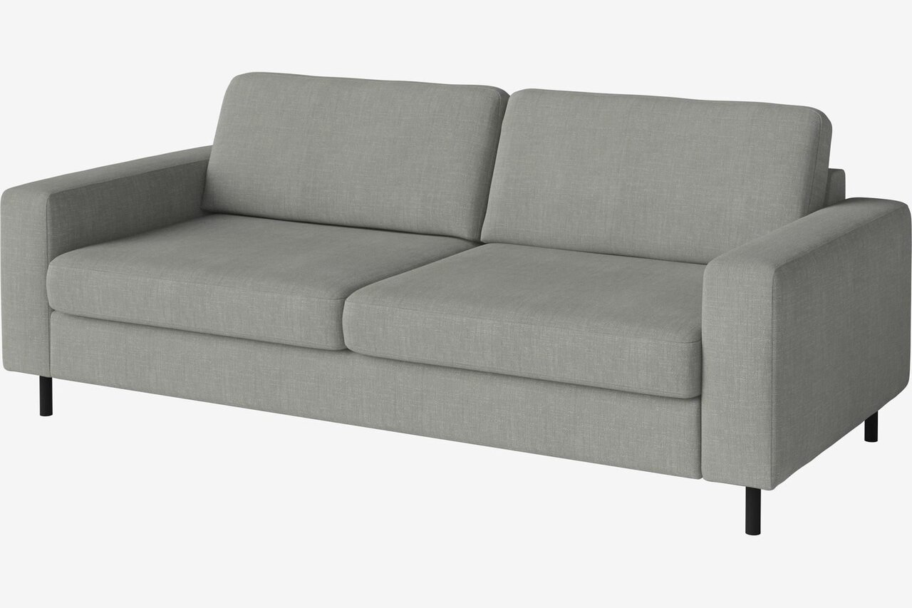 Bolia Scandinavia 2½ Sitzer Sofa - Fawn - Flach gewebt, Light Grey