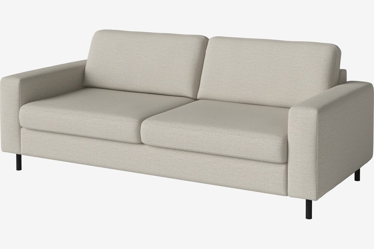 Bolia Scandinavia 2½ Sitzer Sofa - London – Flach gewebt, Elfenbein