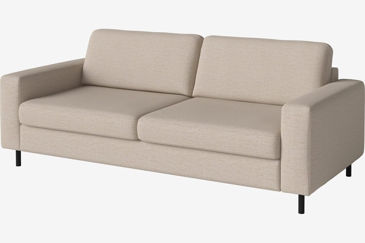 Bolia Scandinavia 2½ Sitzer Sofa - London – Flach gewebt, Hellbeige