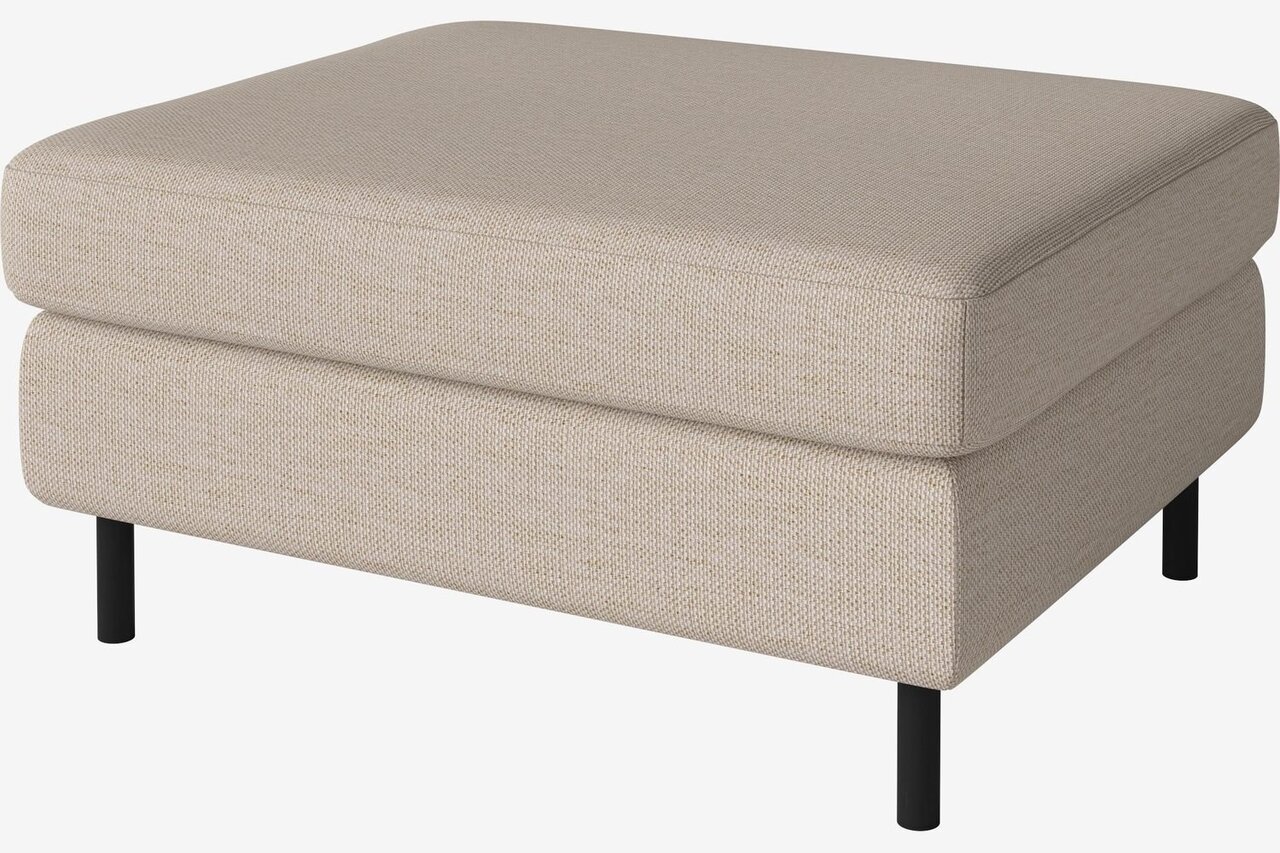 Bolia Scandinavia Hocker - 85 cm - London – Flach gewebt, Hellbeige