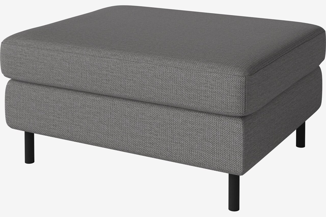 Bolia Scandinavia Hocker - 85 cm - London – Flach gewebt, Multi Grey