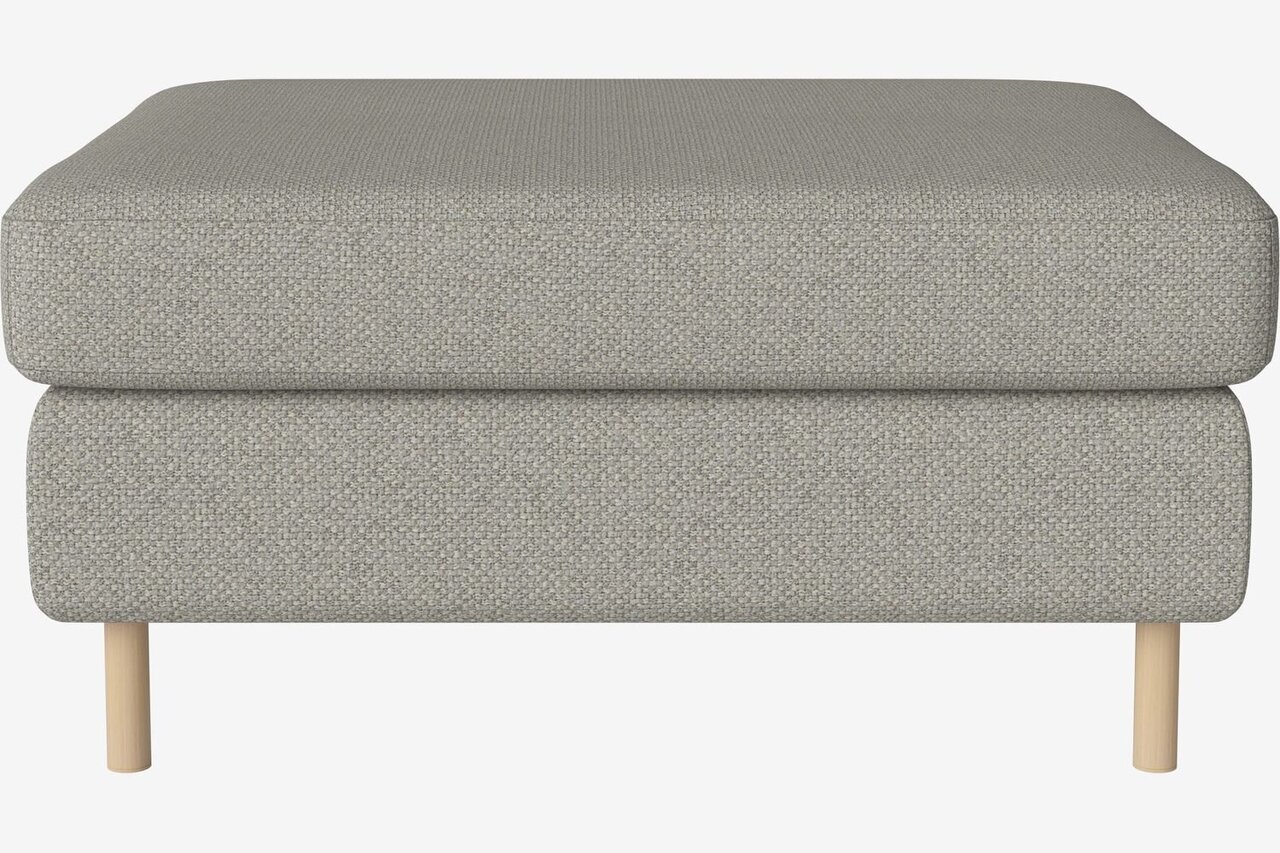 Bolia Scandinavia Hocker - 85 cm - 13 cm-weiß-pigmentierte-geölte-Eiche