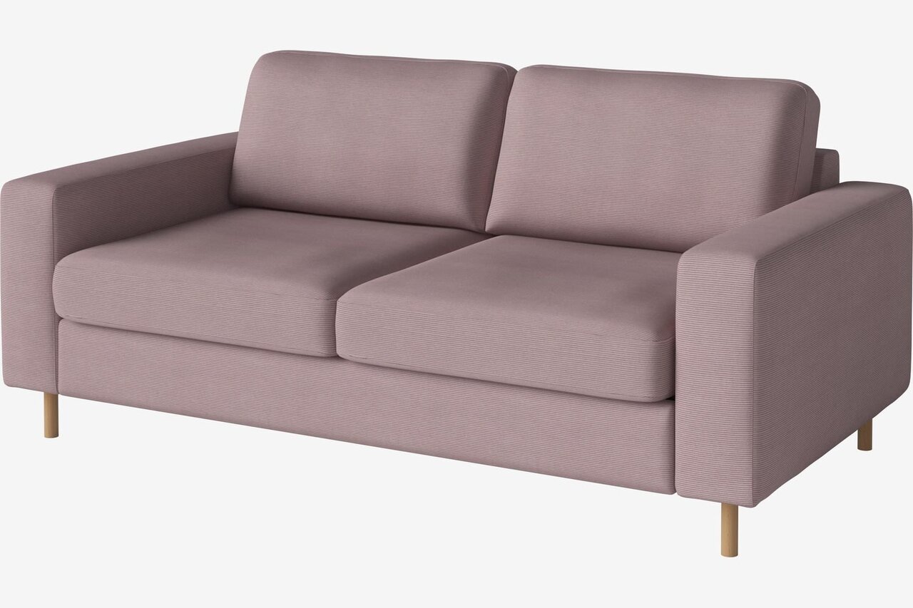 Bolia Scandinavia 2 Sitzer Sofa - Linea Velvet Rosa