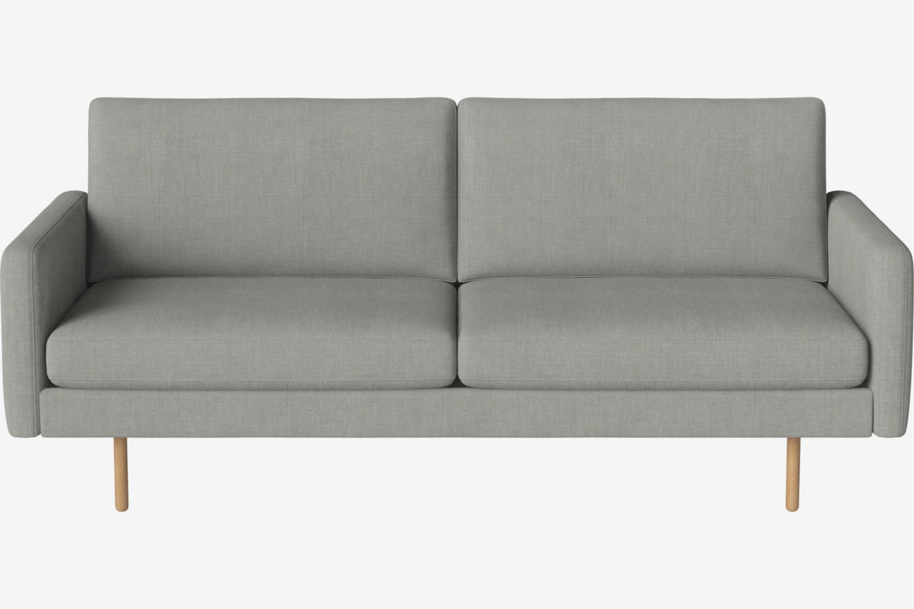 Bolia Scandinavia Remix 2½ Sitzer Sofa - 17 cm dicke, geölte Eiche