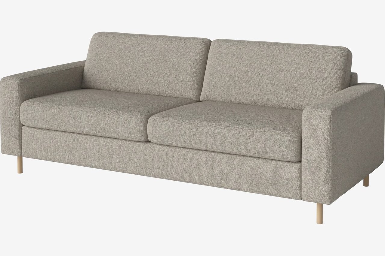 Bolia Scandinavia 3 Sitzer Schlafcouch Mit integrierten Rädern - Monza Boucle Sand