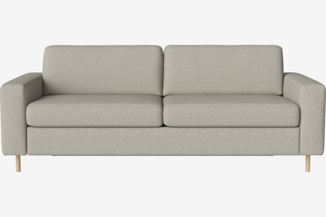 BOLIA SCANDINAVIA 3 SITZER SCHLAFCOUCH MIT INTEGRIERTEN RÄDERN KALTSCHAUM MATRATZE