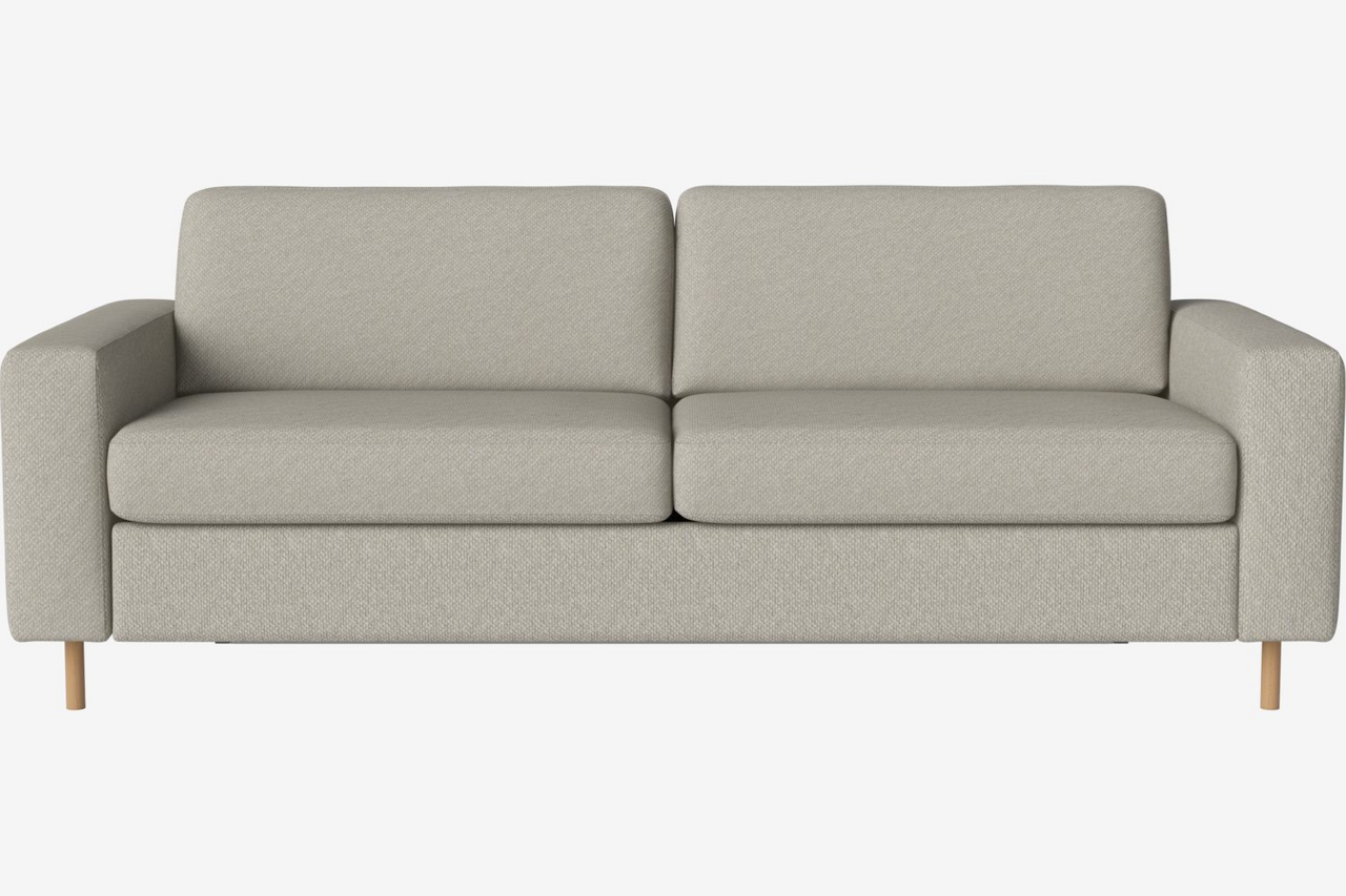 Bolia Scandinavia 3 Sitzer Schlafcouch Mit integrierten Rädern - 13 Eiche geölt