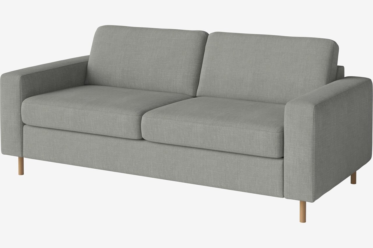 Bolia Scandinavia 2½ Sitzer Schlafcouch - LondonLondon – Flach gewebt, Hellgrau