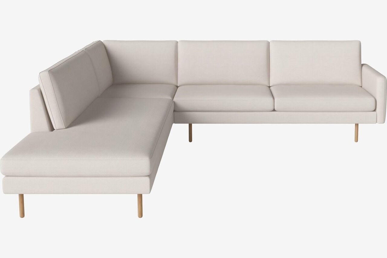 Bolia Scandinavia Remix 5 Sitzer Ecksofa Mit Open End - 17 cm dicke geölte Eiche - Links