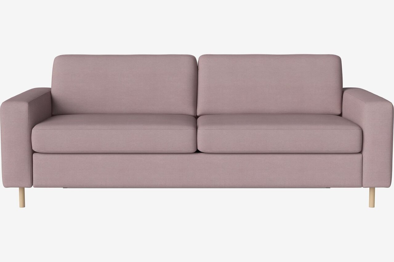 Bolia Scandinavia 3 Sitzer Schlafcouch Kaltschaum Matratze - 13cm-weiß-pigmentierte-geölte-Eiche