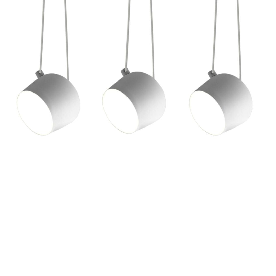 Flos Pendelleuchte Aim Set von Flos  Weiss