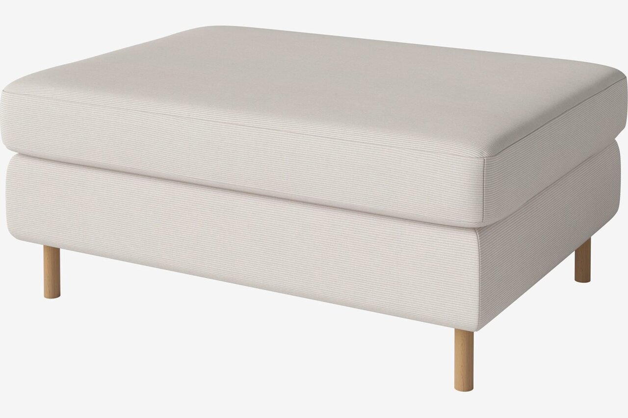 Bolia Scandinavia Hocker 100 x 70 cm - Linea - Samt - Beige