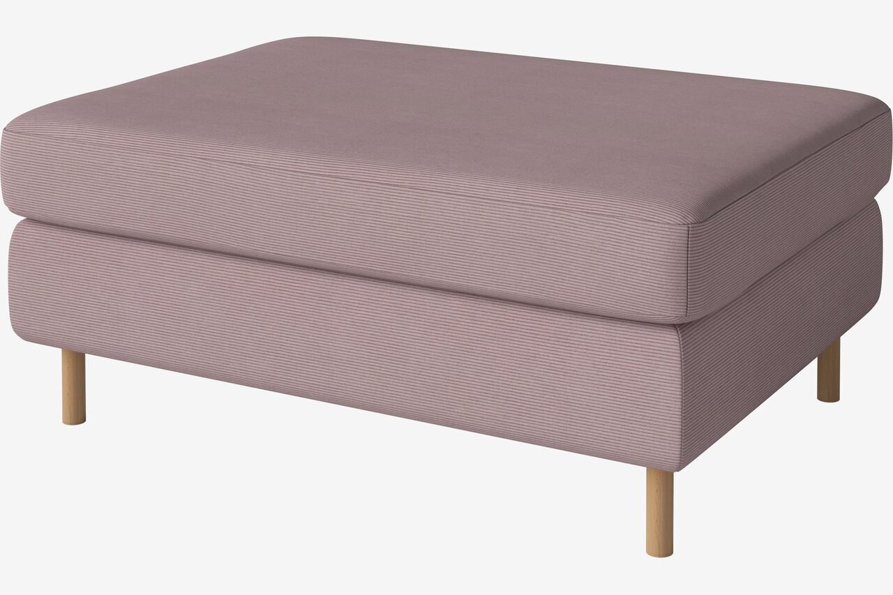 Bolia Scandinavia Hocker 100 x 70 cm - Linea - Samt - Rosa
