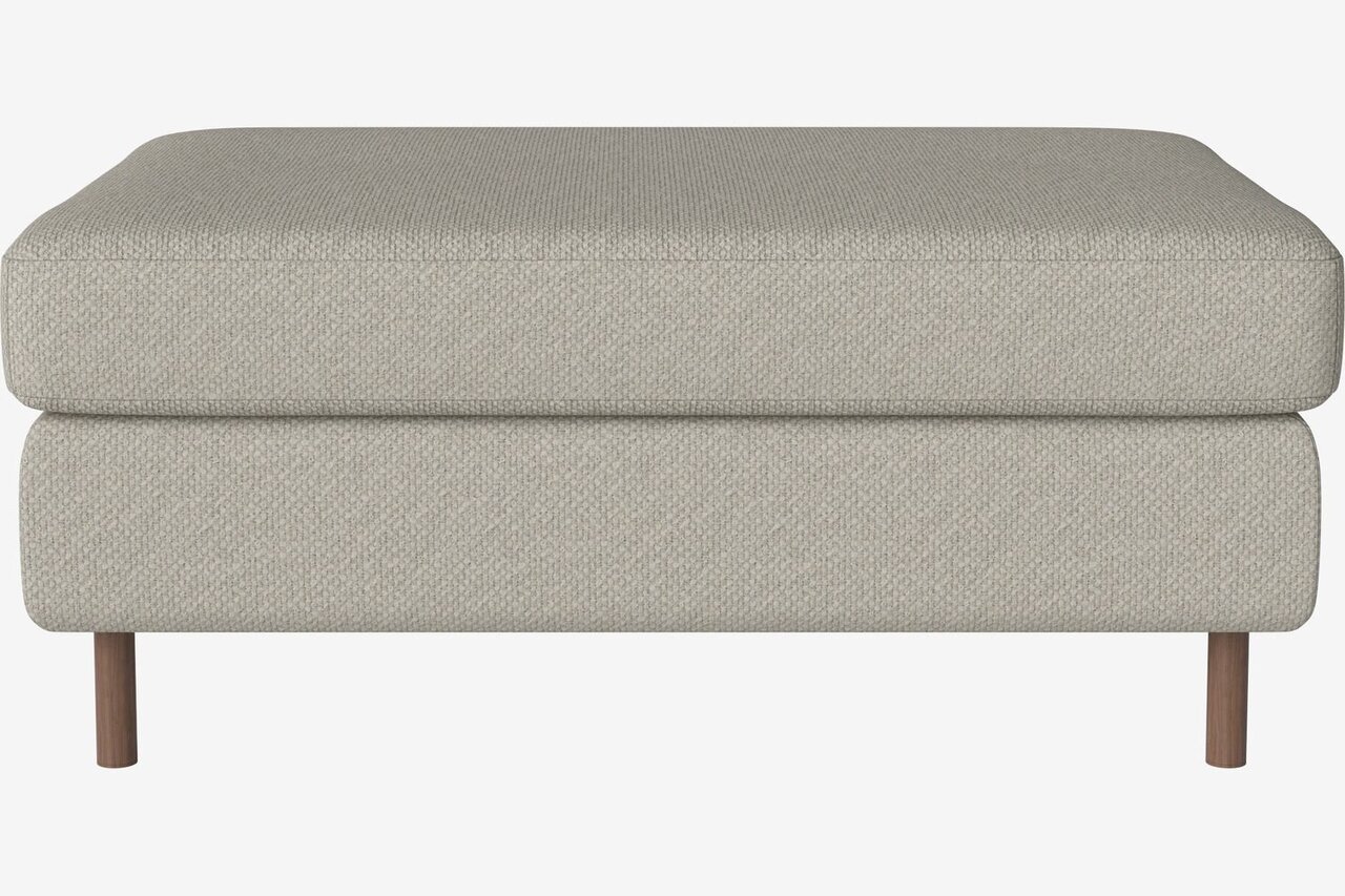 Bolia Scandinavia Hocker 100 x 70 cm - 13 cm geöltes Walnussholz