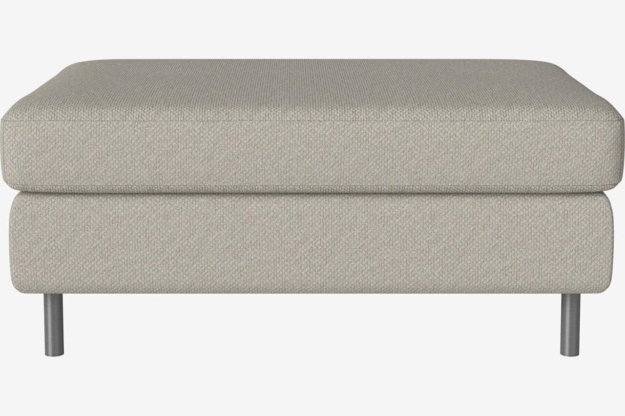 Bolia Scandinavia Hocker 100 x 70 cm - 13 cm Edelstahl