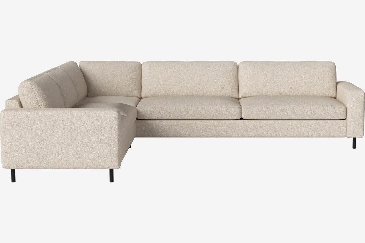 Bolia Scandinavia 6 Sitzer Ecksofa 2 Ecke 3 - 15 cm schwarz gebeizte geölte Eiche