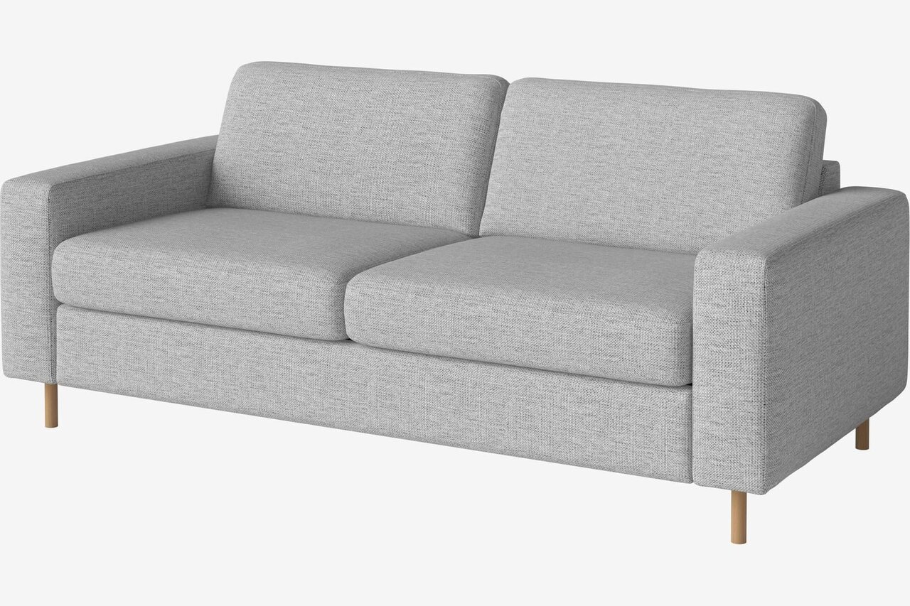 Bolia Scandinavia 2½ Sitzer Schlafcouch Mit Integrierten Rädern - London-Flatwoven-Light-Grey