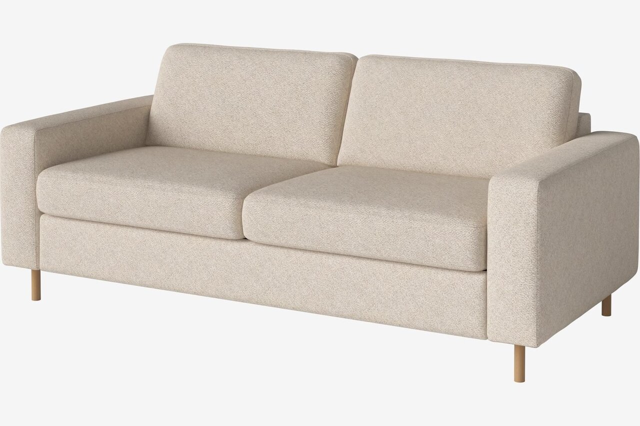 Bolia Scandinavia 2½ Sitzer Schlafcouch Mit Integrierten Rädern - Monza-Boucle-Beige