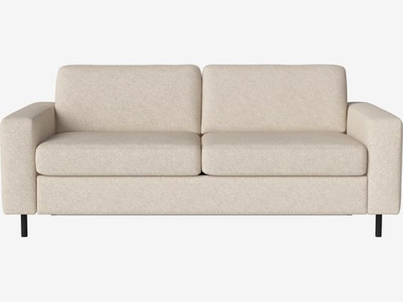 Bolia Scandinavia 2½ Sitzer Schlafcouch Mit Integrierten Rädern - 13oak-stained-black-oiled