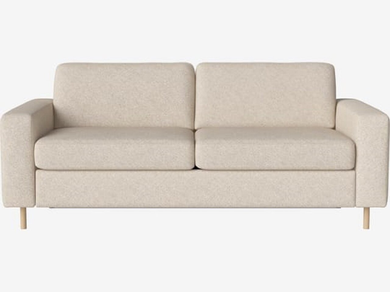 Bolia Scandinavia 2½ Sitzer Schlafcouch Mit Integrierten Rädern - 13oak-white-pigmented-oiled