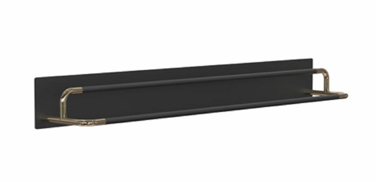 Frost RADA 1000mm - Schwarz Matt/Gold Poliert