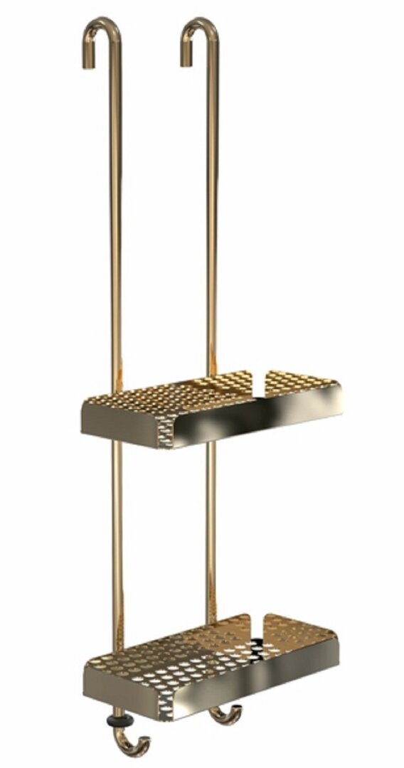 Frost DUSCHABLAGE 6, Dopple - Gold Poliert