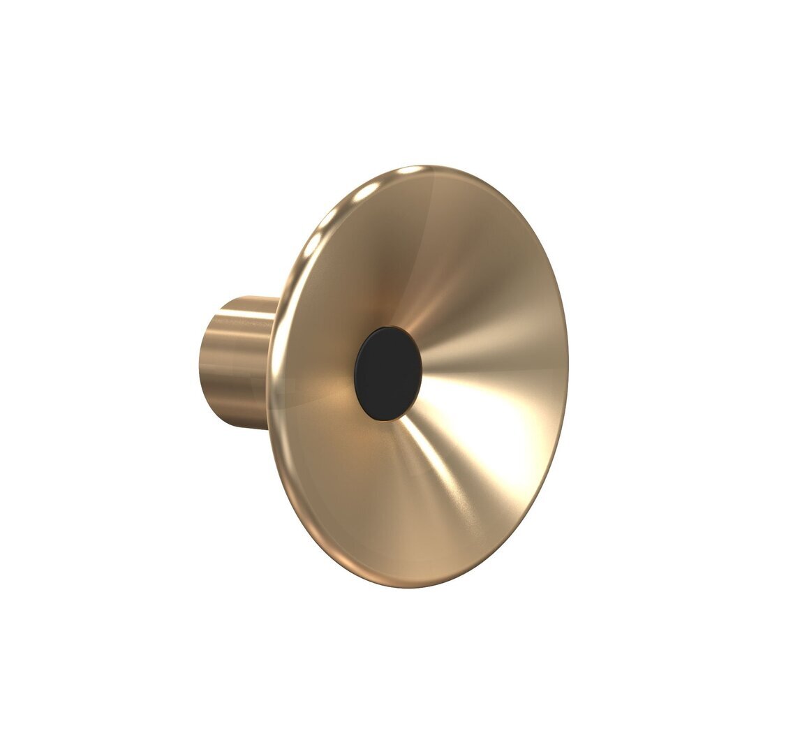 Frost Lulu Haken Ø80 mm - Gold Gebürstet/Schwarz Matt