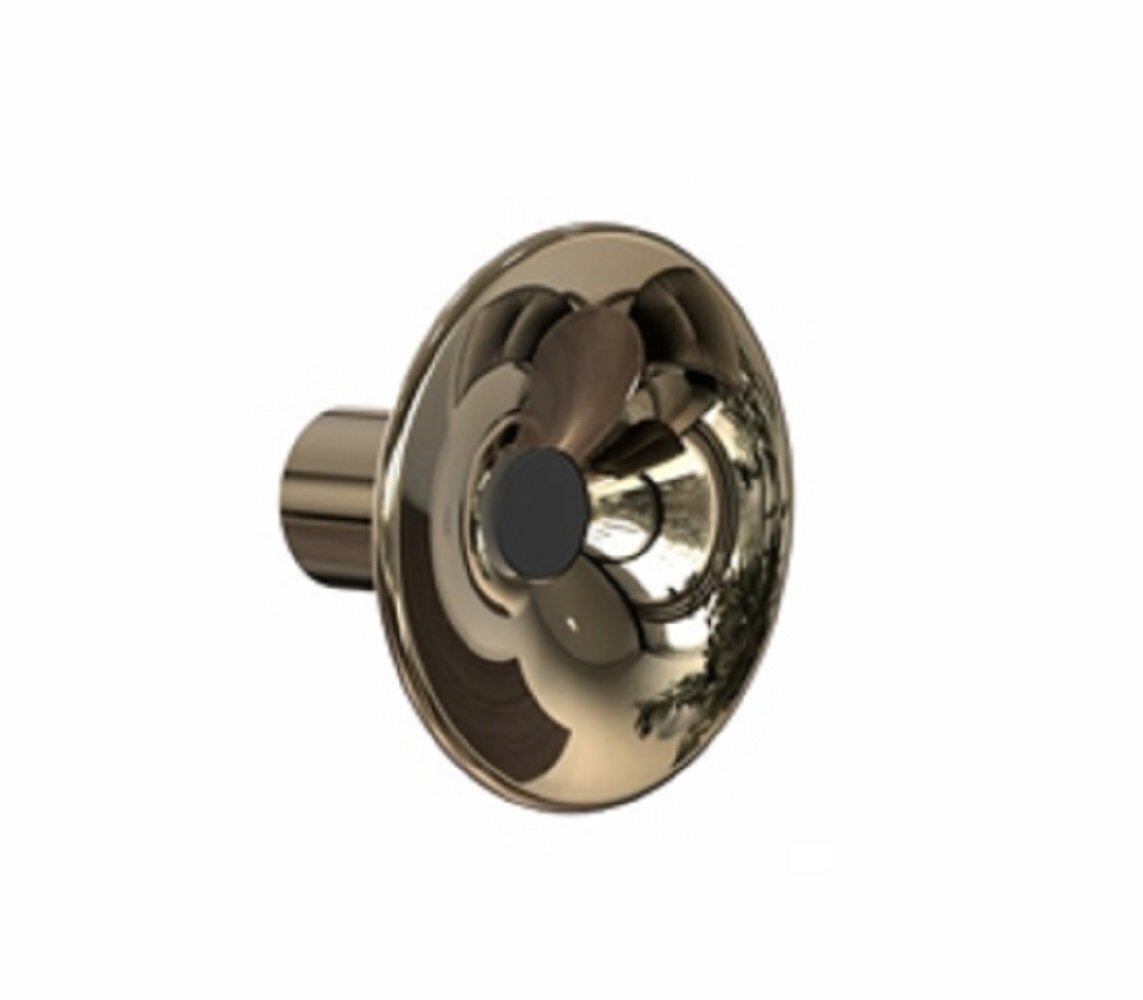 Frost Lulu Haken Ø80 mm - Gold Poliert/Schwarz Matt