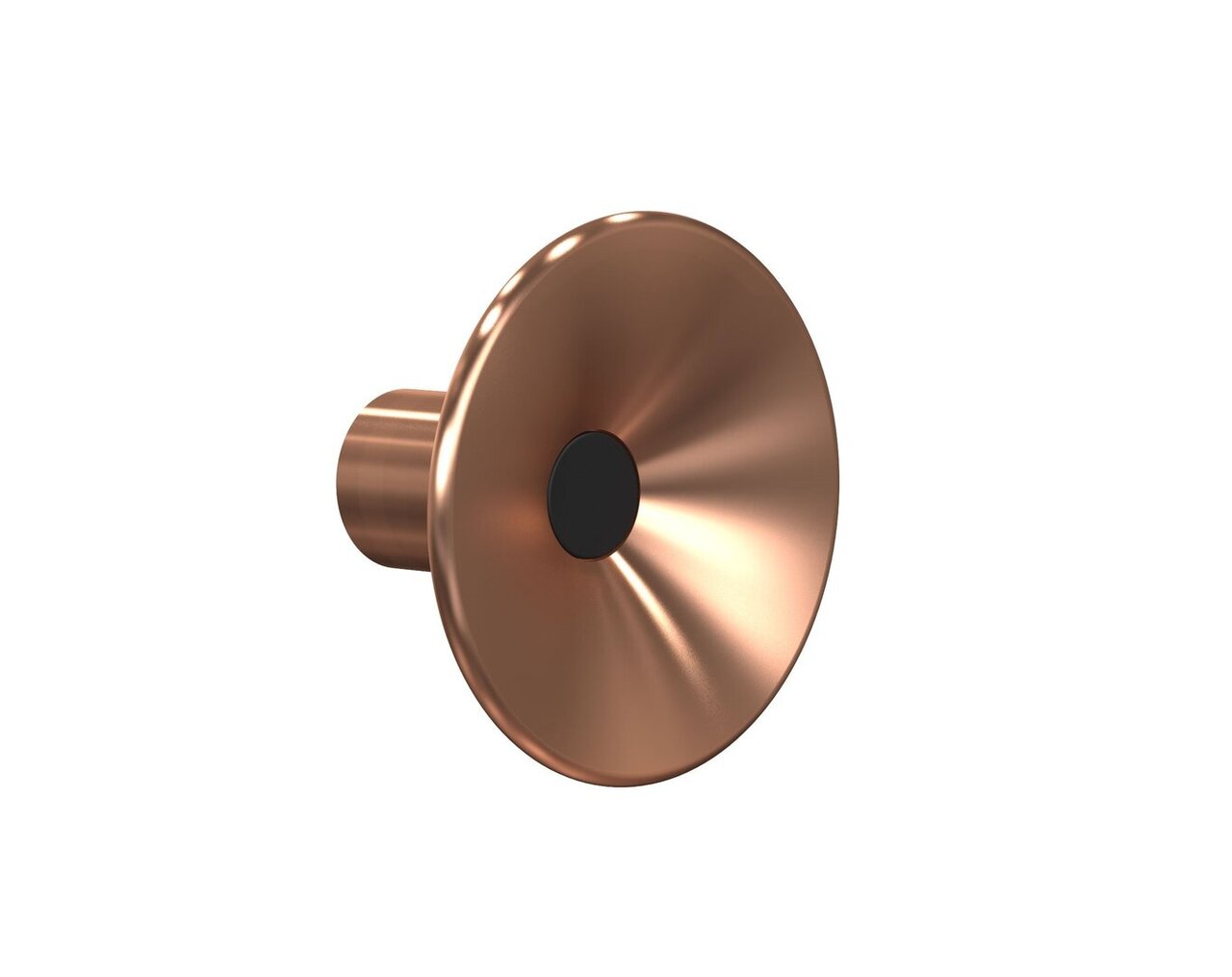 Frost Lulu Haken Ø80 mm - Kupfer Gebürstet/Schwarz Matt