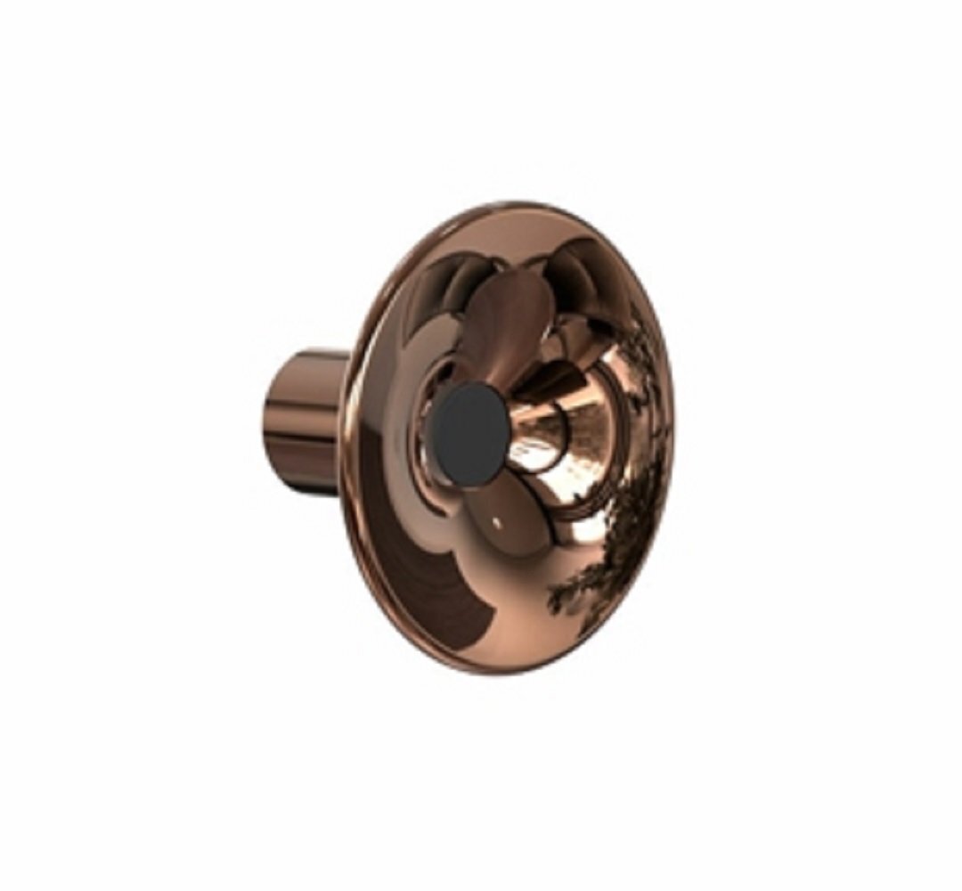 Frost Lulu Haken Ø80 mm - Kupfer Poliert/Schwarz Matt