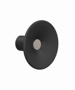 Frost Lulu Haken Ø80 mm - Schwarz/Poliert