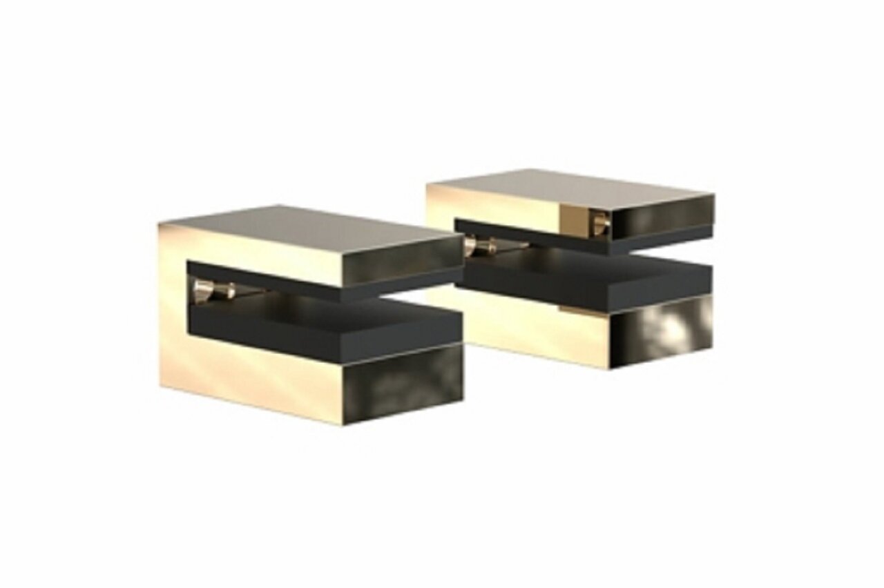Frost Regalhalter 3 - Gold Poliert