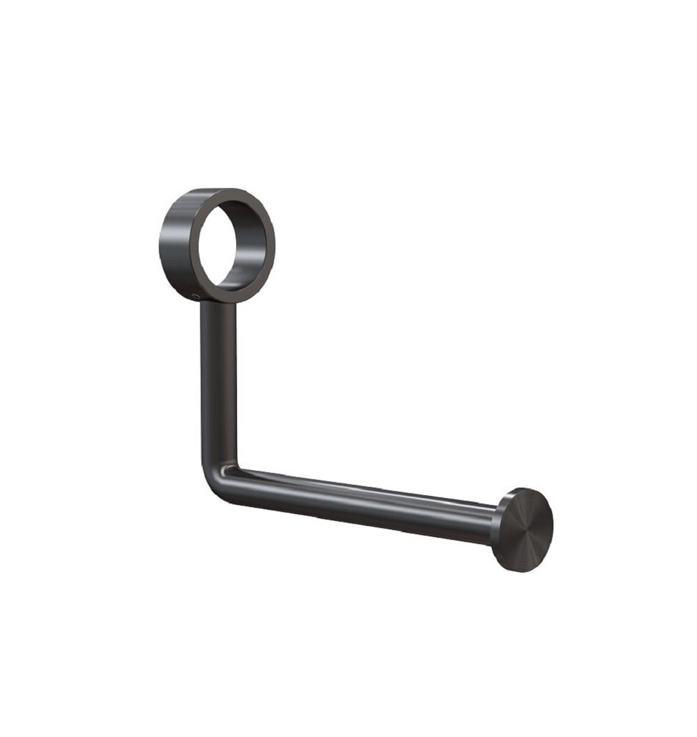  Frost Toilettenpapierhalter 7 N1962 - Schwarz Gebürstet