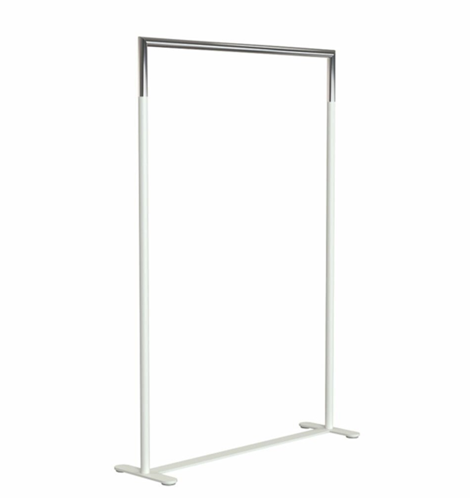 Frost Bukto Kleiderständer U6003, 100CM - weiss/poliert