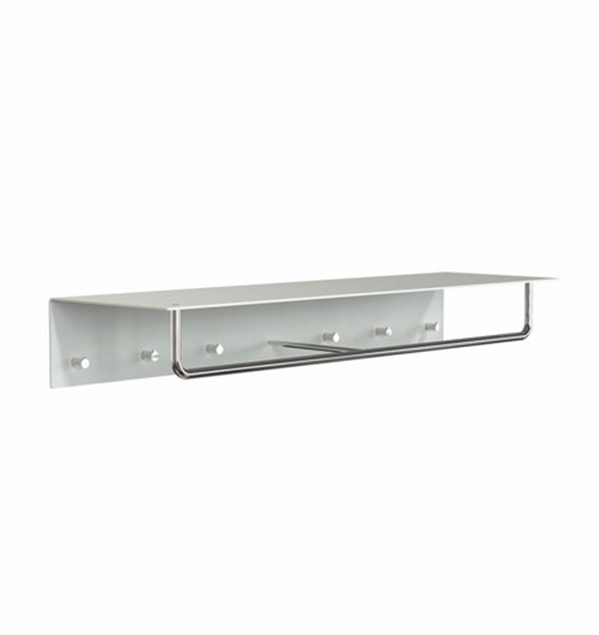 FROST WANDGARDEROBE, 100CM, U4017 - WEISS/POLIERT