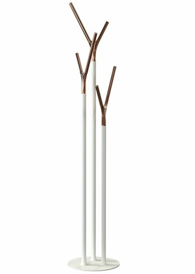 Frost Wishbone Kleiderständer - Weiß /Poliert