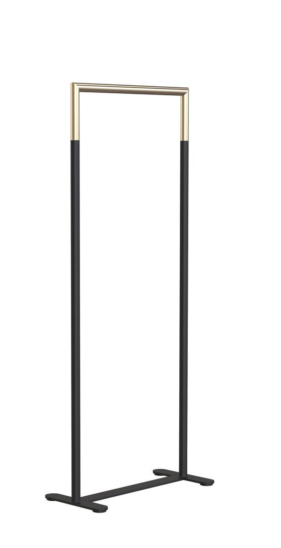 Frost Bukto 6002 Kleiderständer - Schwarz Matt / Gold Gebürstet