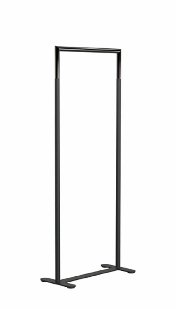 Frost Bukto 6002 Kleiderständer - Schwarz Matt / Schwarz Poliert