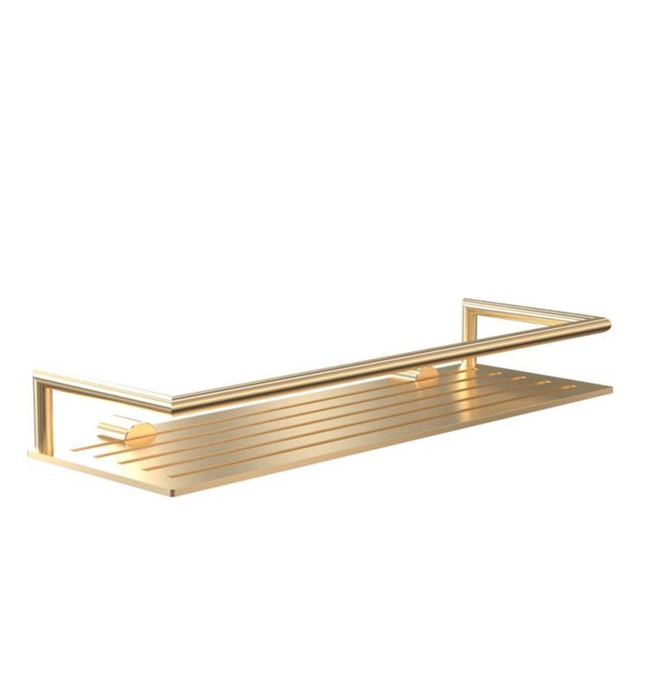 Frost NOVA2 Duschablage 4, 36cm - Gold Gebürste 
