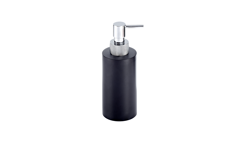 Decor Walther Seifenspender Club SSP 3-Schwarz matt / Chrom