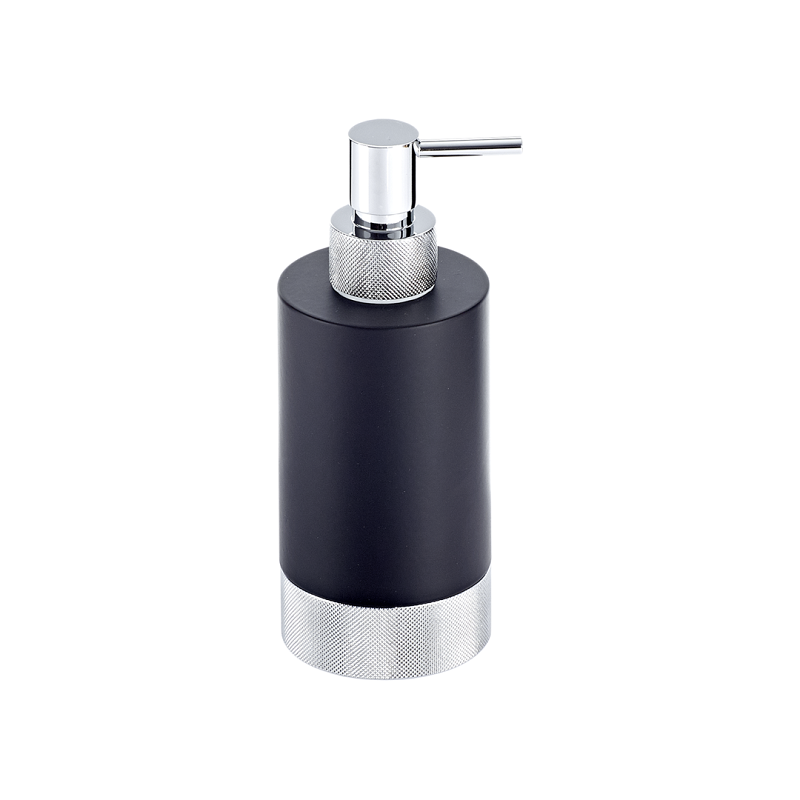 Decor Walther Seifenspender Club SSP 1-Schwarz matt / Chrom