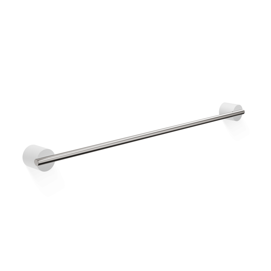 Decor Walther Handtuchstange Stone HTE60 - Weiss Edelstahl