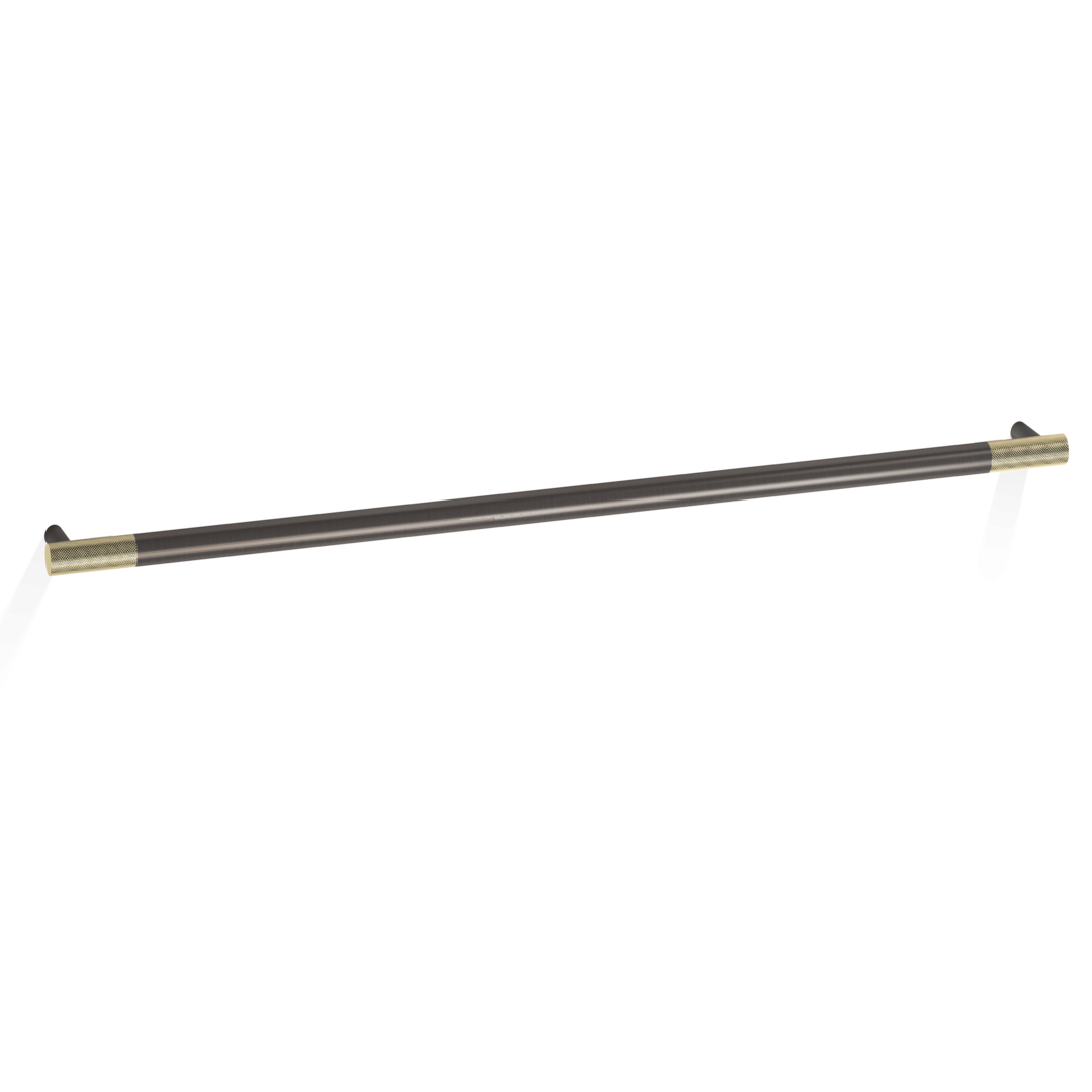 Decor Walther Handtuchstange Club HTE80-Dark Metal Matt / Gold matt