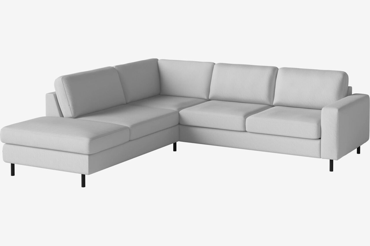 Bolia Scandinavia 4 Sitzer Ecksofa Offenes Ende - Vilme-Boucle-Sand - Rechts